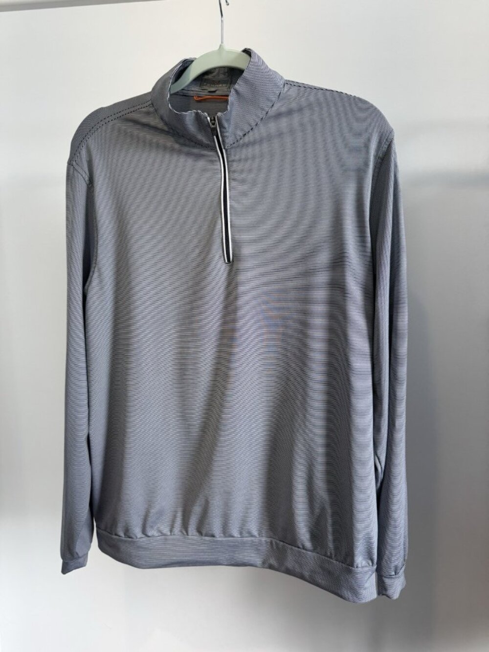 Fennec Golf Quarter-Zip Jacket Men's Large Blue Indian Hill KC Patch